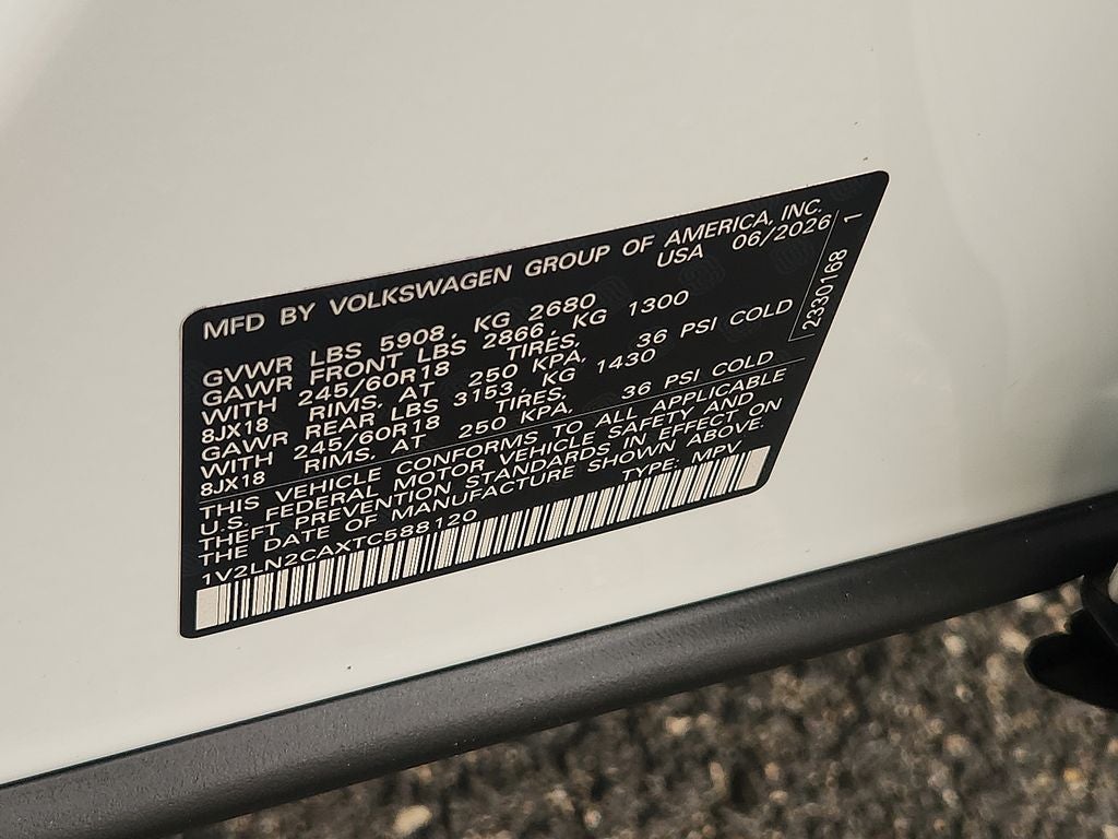 2026 Volkswagen Atlas 2.0T SE
