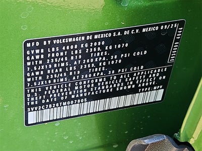 2026 Volkswagen Taos 1.5T SE Black