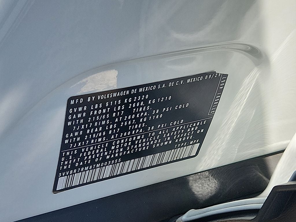 2026 Volkswagen Tiguan 2.0T S