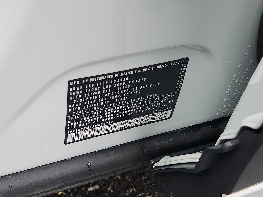 2025 Volkswagen Tiguan 2.0T S