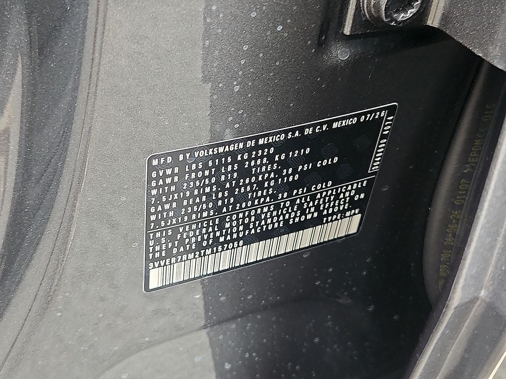 2026 Volkswagen Tiguan 2.0T SE