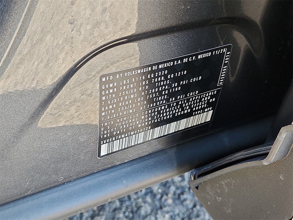 2026 Volkswagen Tiguan 2.0T SE