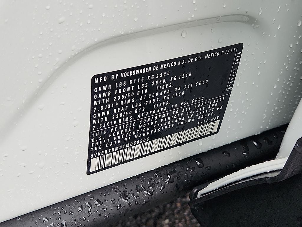 2026 Volkswagen Tiguan 2.0T SE