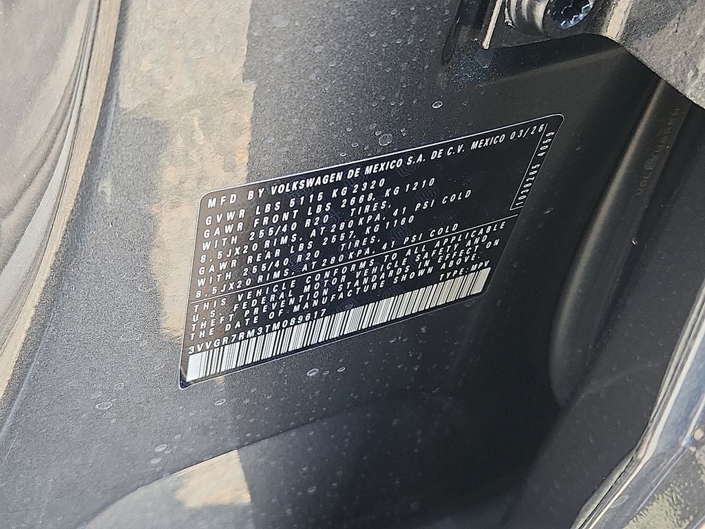 2026 Volkswagen Tiguan 2.0T SE R-Line Black