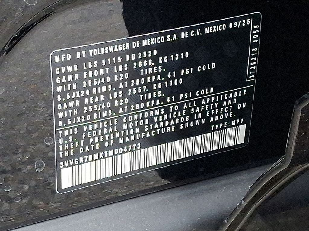 2026 Volkswagen Tiguan 2.0T SE R-Line Black