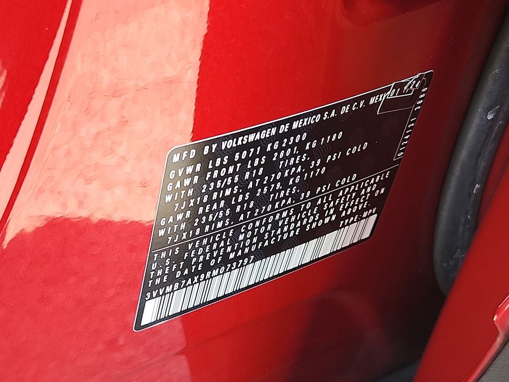 2024 Volkswagen Tiguan 2.0T SE