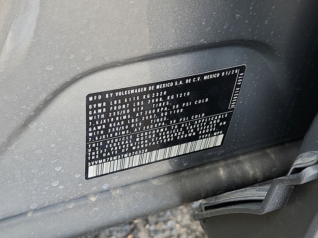 2026 Volkswagen Tiguan 2.0T SE