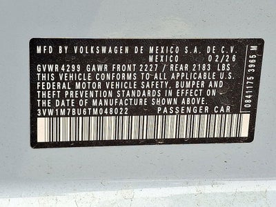 2026 Volkswagen Jetta GLI 2.0T Autobahn
