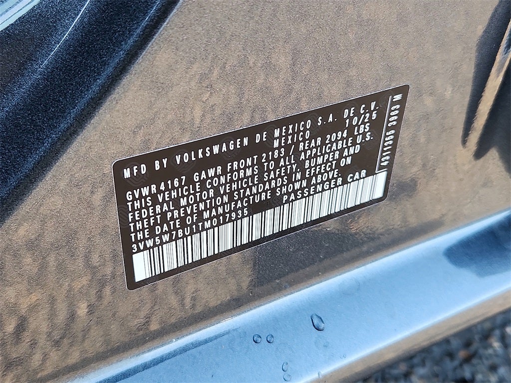 2026 Volkswagen Jetta 1.5T S