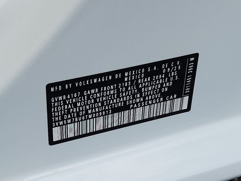2026 Volkswagen Jetta 1.5T S