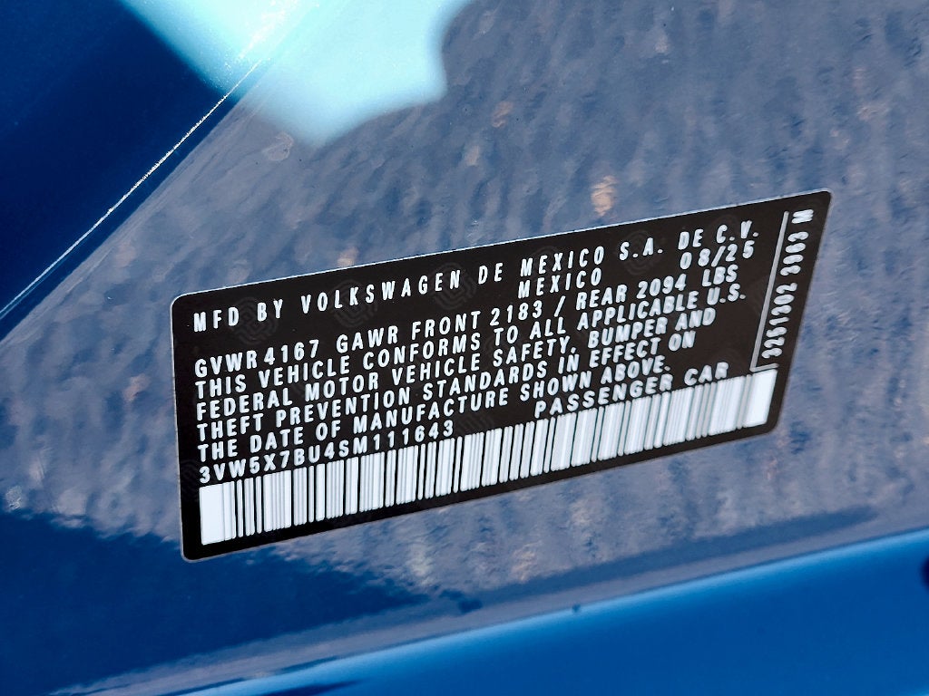 2025 Volkswagen Jetta 1.5T S