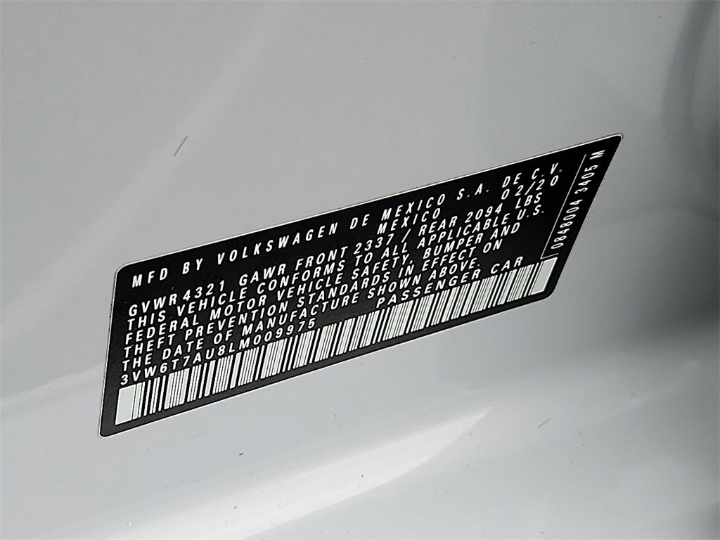 2020 Volkswagen Golf GTI 2.0T SE