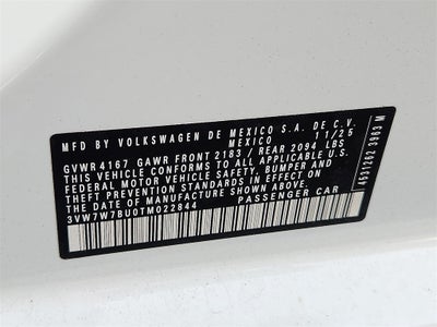 2026 Volkswagen Jetta 1.5T SE