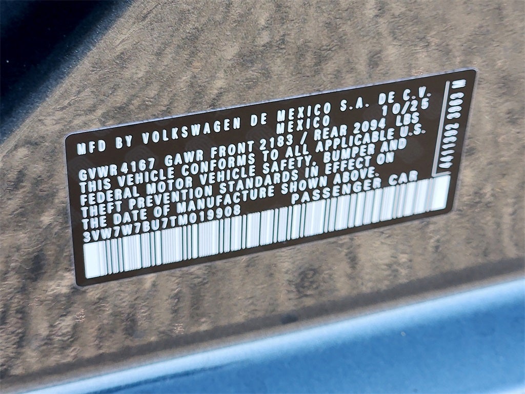 2026 Volkswagen Jetta 1.5T SE