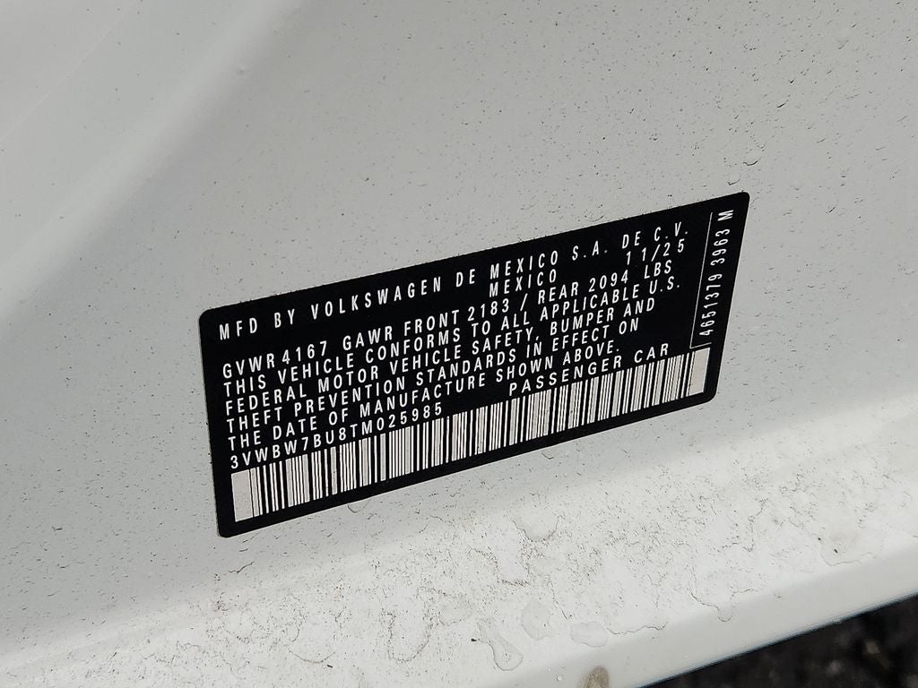 2026 Volkswagen Jetta 1.5T Sport