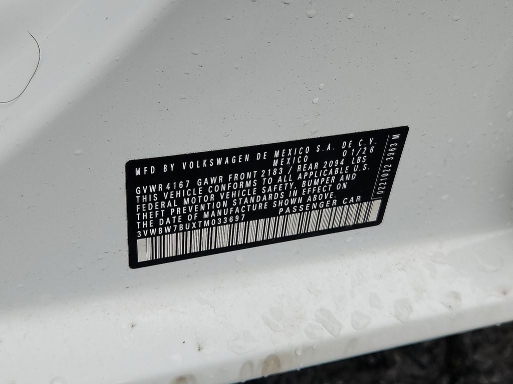 2026 Volkswagen Jetta 1.5T Sport