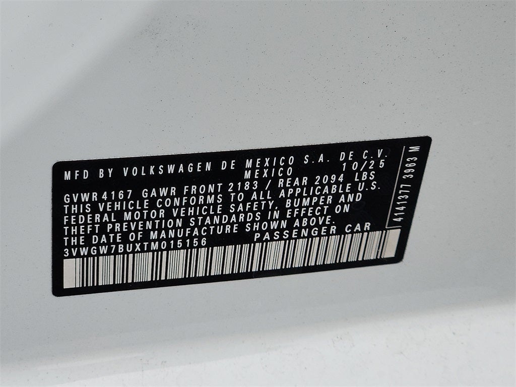 2026 Volkswagen Jetta 1.5T SEL