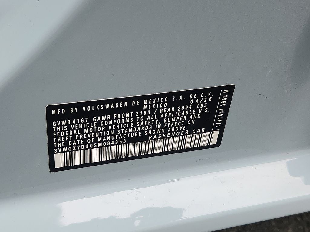 2025 Volkswagen Jetta 1.5T SEL