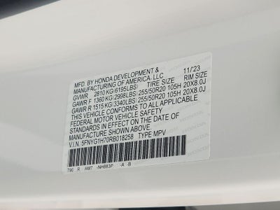 2024 Honda Pilot Touring