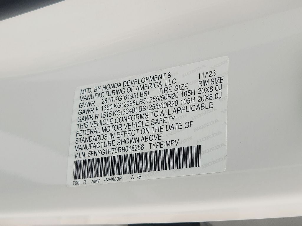 2024 Honda Pilot Touring