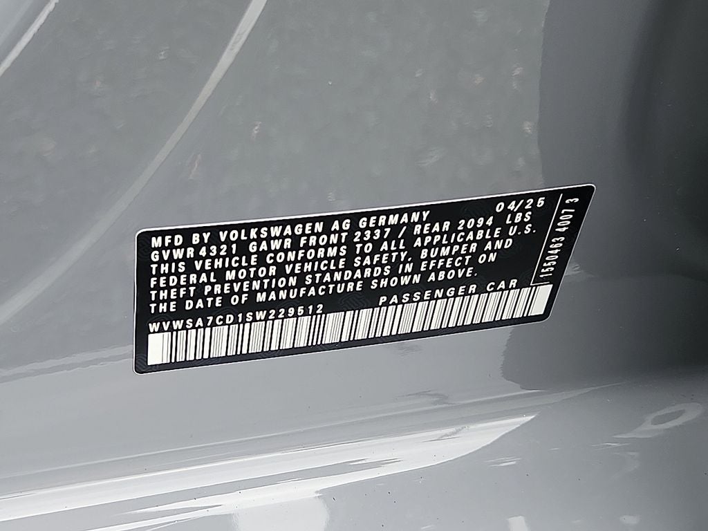 2025 Volkswagen Golf GTI 2.0T SE