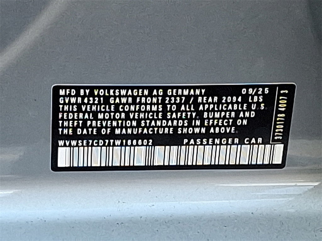 2026 Volkswagen Golf GTI 2.0T SE